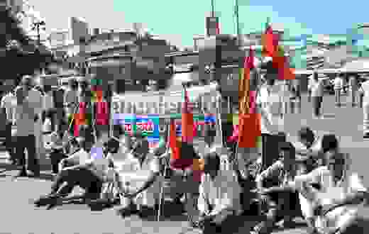 Protest against Arecanut ban in Mangalore